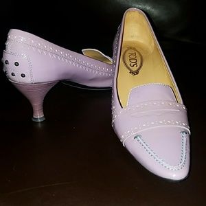 Women's Tod's Italian patent leather stilleto/loaf